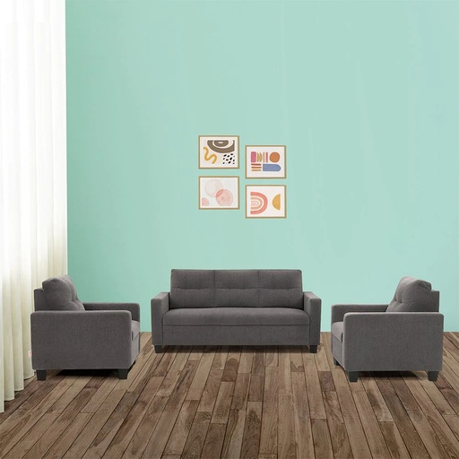 Conjunto de sofás (3+1+1)